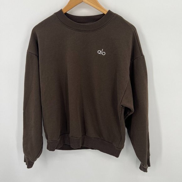 ALO Yoga Tops - Alo Yoga Women Size Small Brown Accolade Sweatshirt